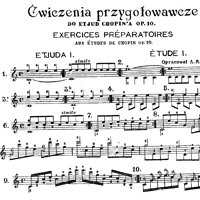 Aleksander Michaowski - wiczenia przygotowawcze do Etiud Chopina